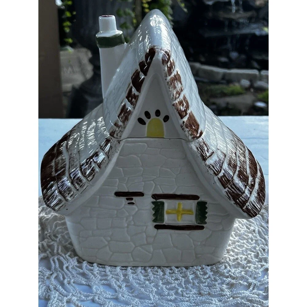 Sierra Vista California Pottery Cottage Cookie Jar Vintage 1953